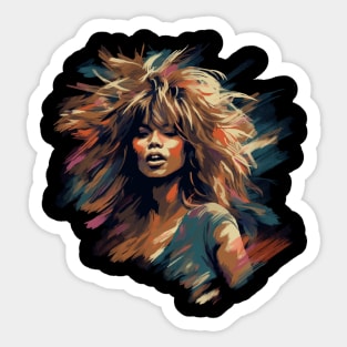 Tina Turner // 80s Style Retro Fan Art Design Sticker